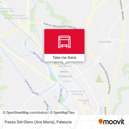 Paseo Del Otero (Ave María) map
