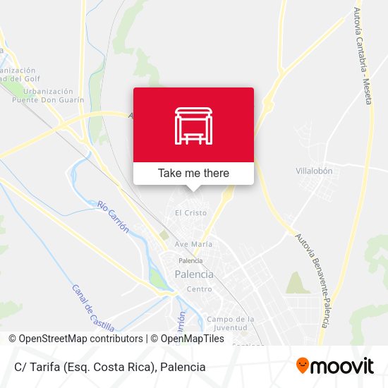 C/ Tarifa (Esq. Costa Rica) map