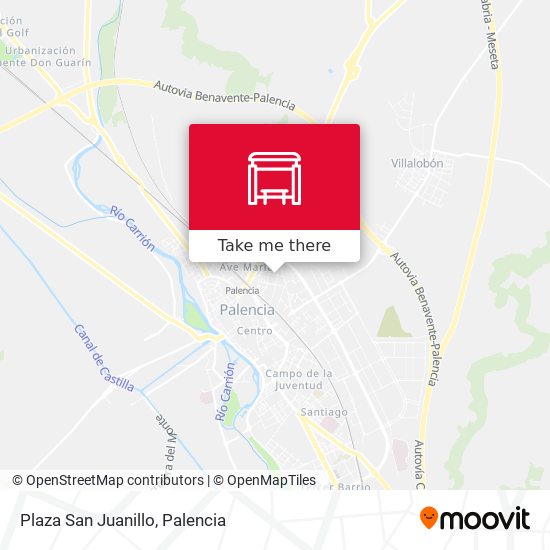 Plaza San Juanillo map