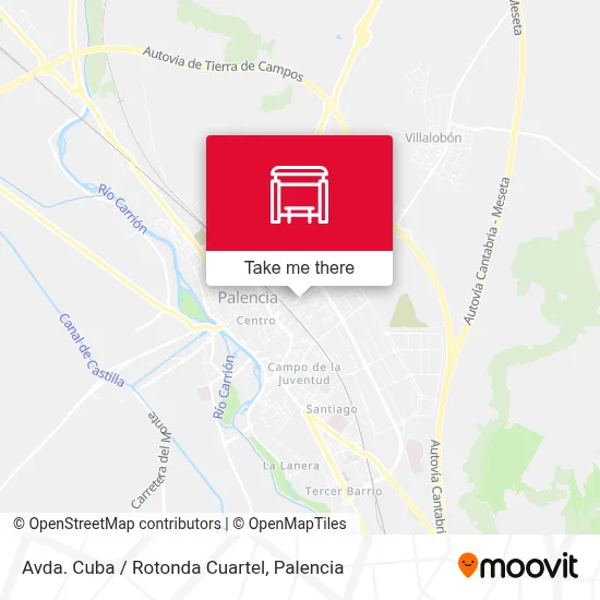 Avda. Cuba / Rotonda Cuartel map
