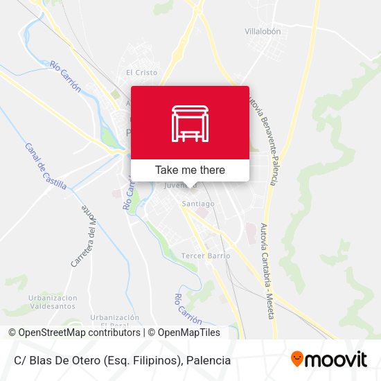 C/ Blas De Otero (Esq. Filipinos) map