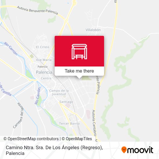 Camino Ntra. Sra. De Los Ángeles (Regreso) map