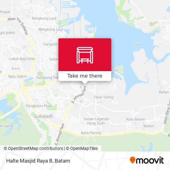 Halte Masjid Raya B map
