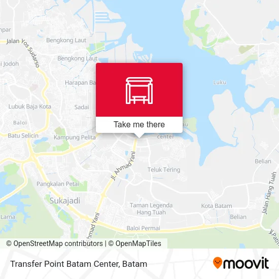 Transfer Point Batam Center map
