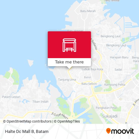 Halte Dc Mall B map