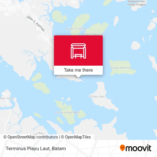 Terminus Piayu Laut map