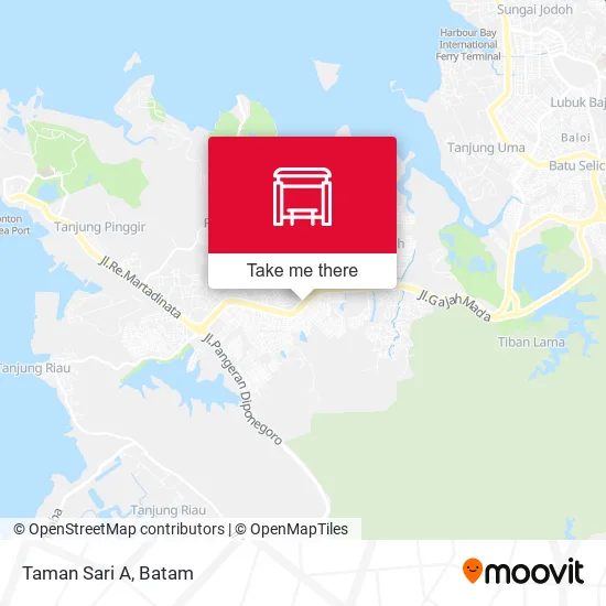 Taman Sari A map