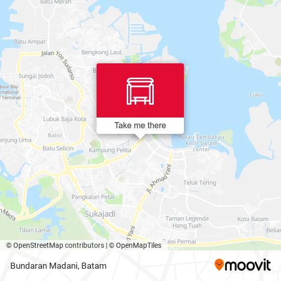 Bundaran Madani map