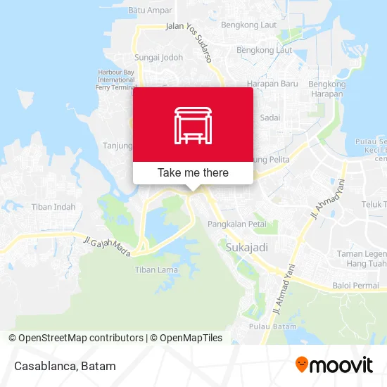 Casablanca map