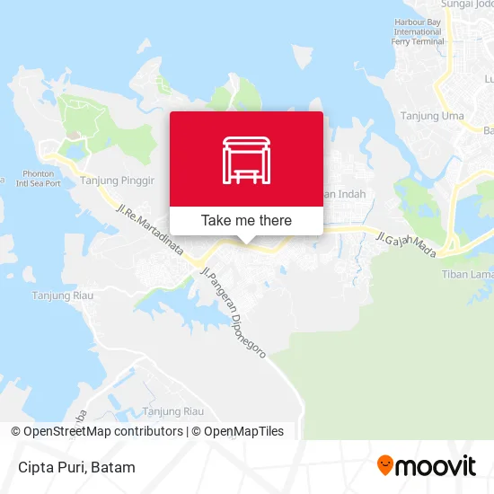 Cipta Puri map