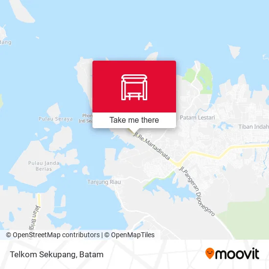 Telkom Sekupang map