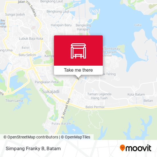 Simpang Franky B map