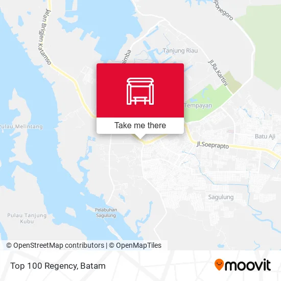 Top 100 Regency map