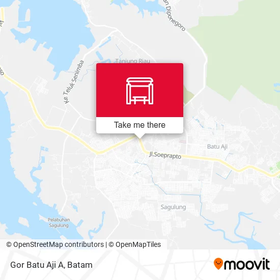 Gor Batu Aji A map