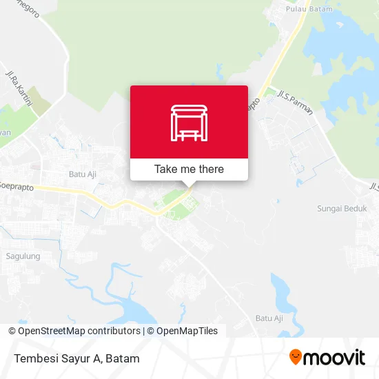 Tembesi Sayur A map