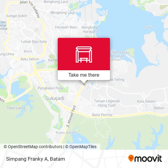 Simpang Franky A map