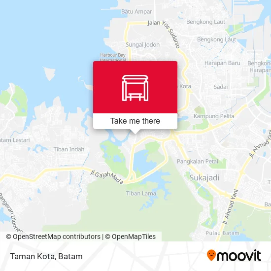 Taman Kota map