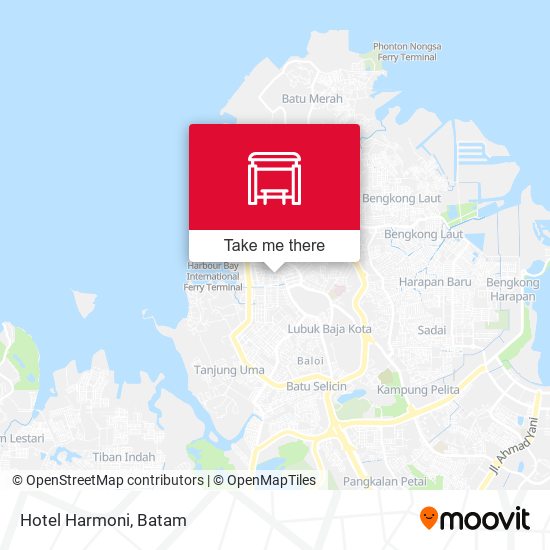 Hotel Harmoni map