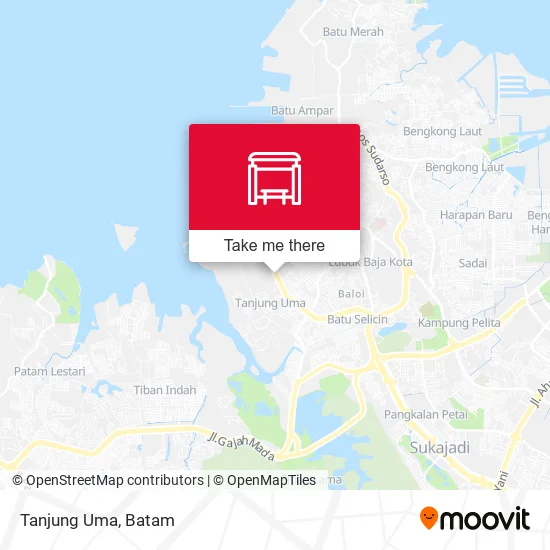 Tanjung Uma map