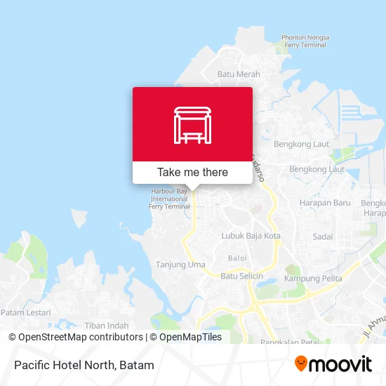 Pacific Hotel North map