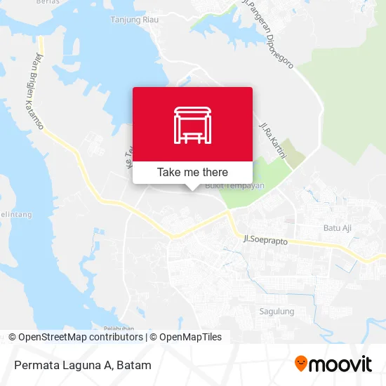 Permata Laguna A map