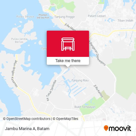 Jambu Marina A map