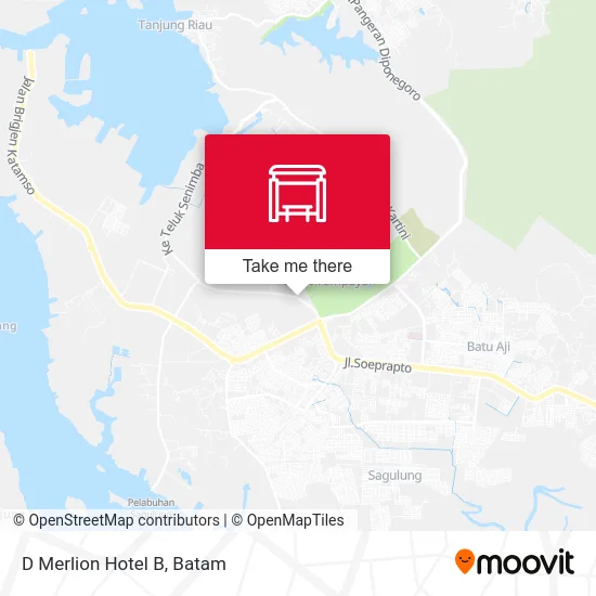 D Merlion Hotel B map