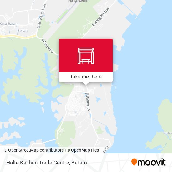 Halte Kaliban Trade Centre map