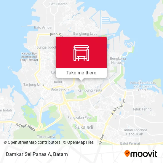 Damkar Sei Panas A map