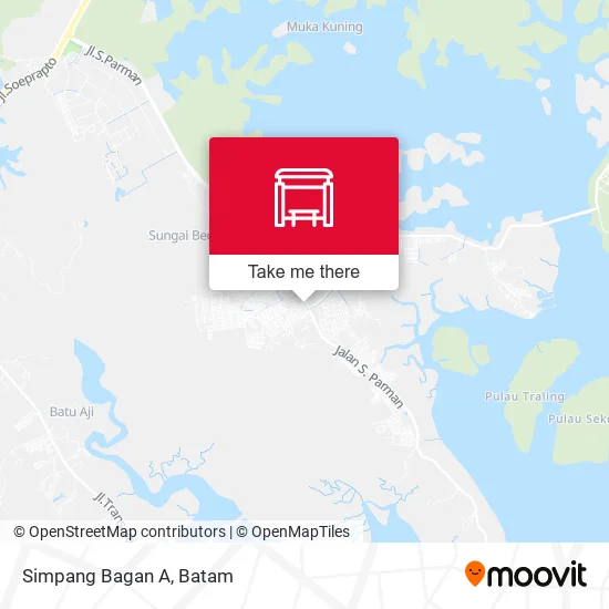 Simpang Bagan A map