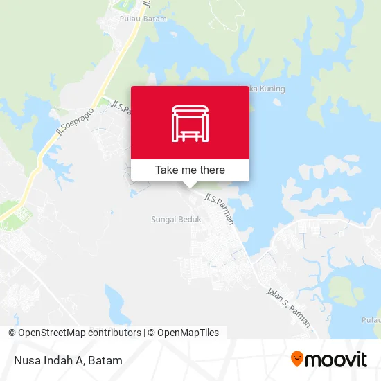 Nusa Indah A map