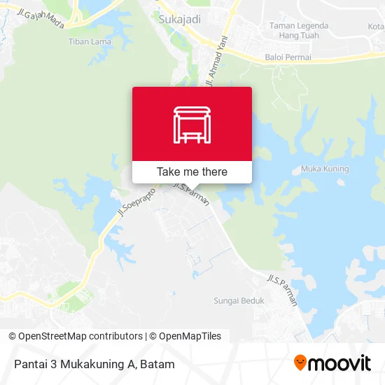 Pantai 3 Mukakuning A map