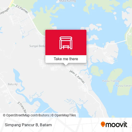 Simpang Pancur B map