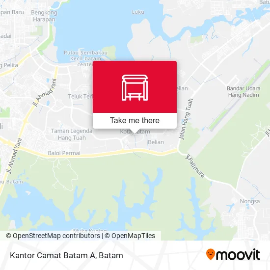 Kantor Camat Batam A map