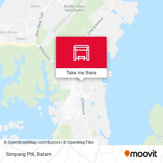 Simpang Ptk map