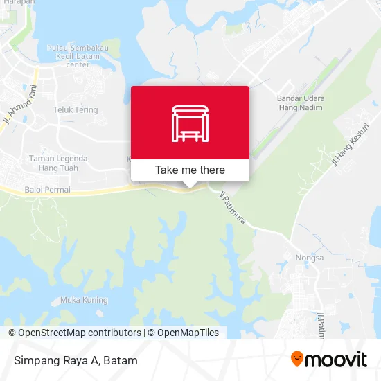 Simpang Raya A map