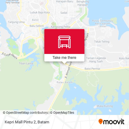 Kepri Mall Pintu 2 map