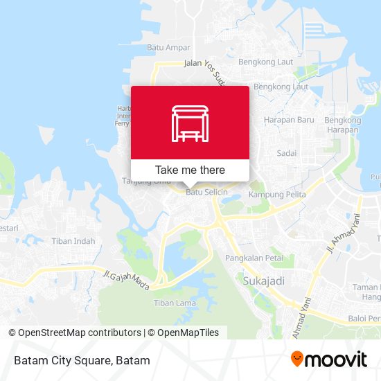 Batam City Square map