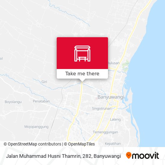 Jalan Muhammad Husni Thamrin, 282 map