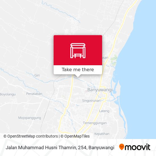 Jalan Muhammad Husni Thamrin, 254 map