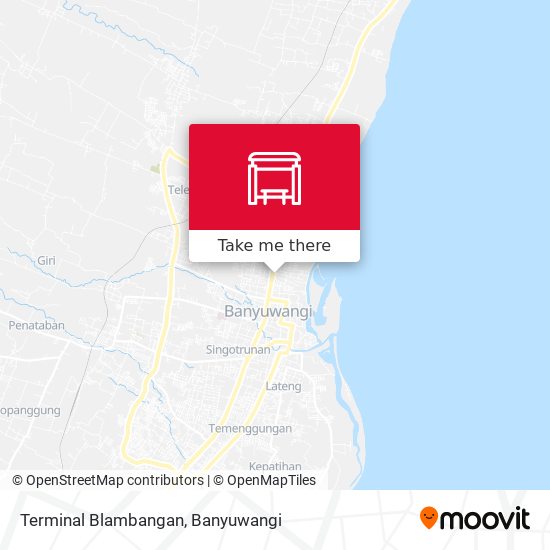 Terminal Blambangan map