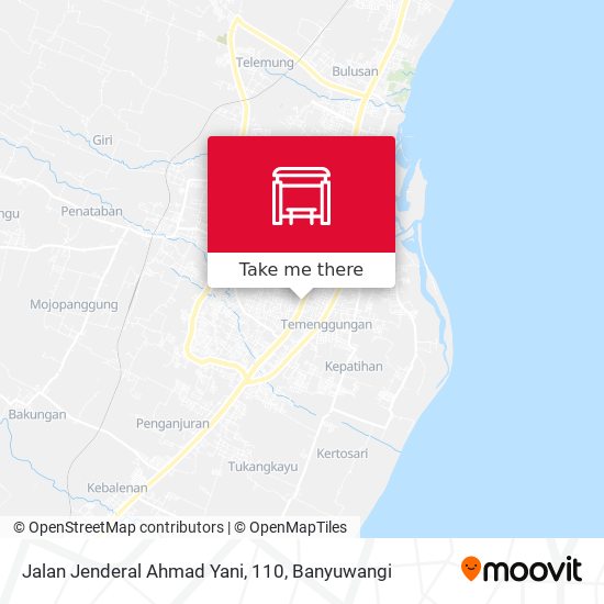 Jalan Jenderal Ahmad Yani, 110 map