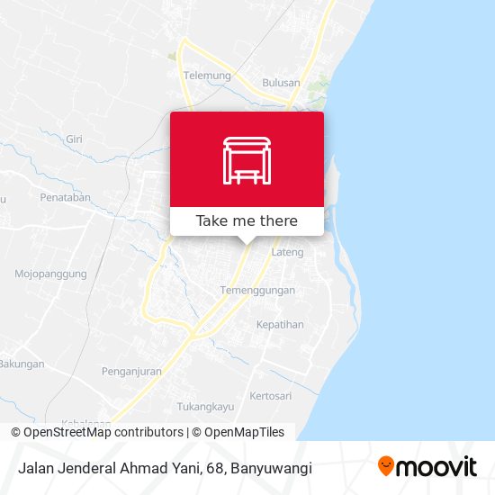 Jalan Jenderal Ahmad Yani, 68 map