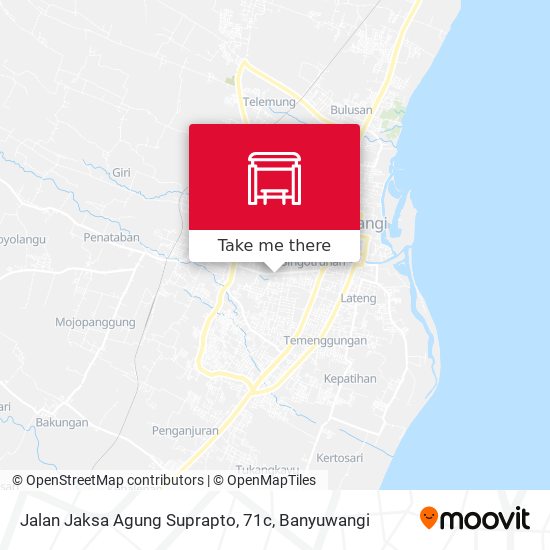 Jalan Jaksa Agung Suprapto, 71c map