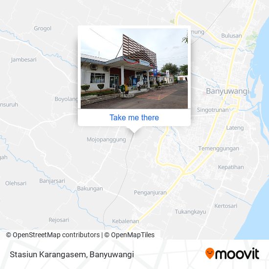 Stasiun Karangasem map