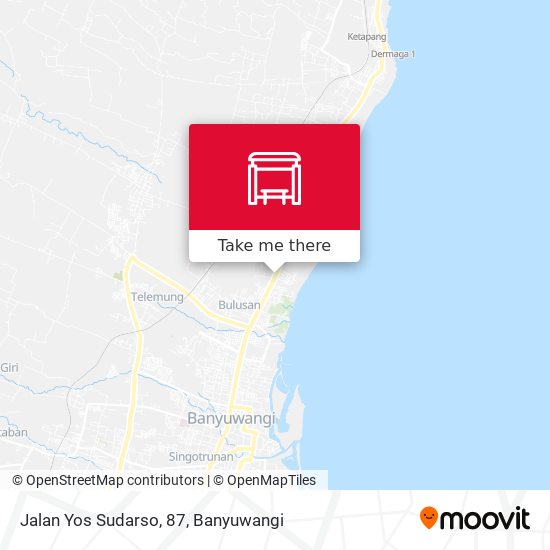 Jalan Yos Sudarso, 87 map