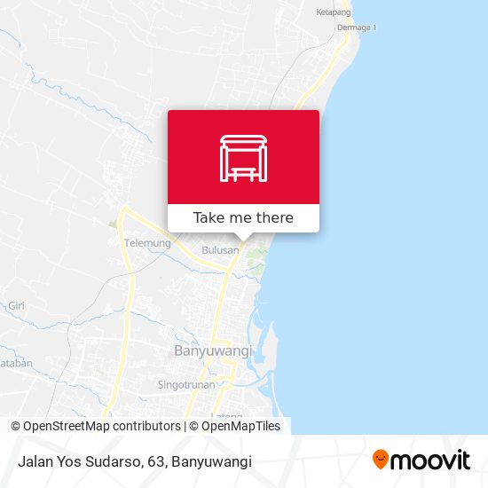 Jalan Yos Sudarso, 63 map