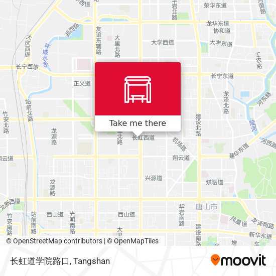 长虹道学院路口 map