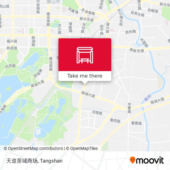 天道茶城商场 map