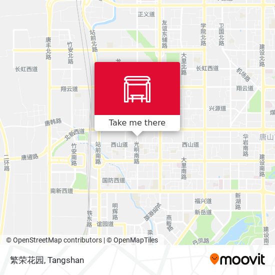 繁荣花园 map